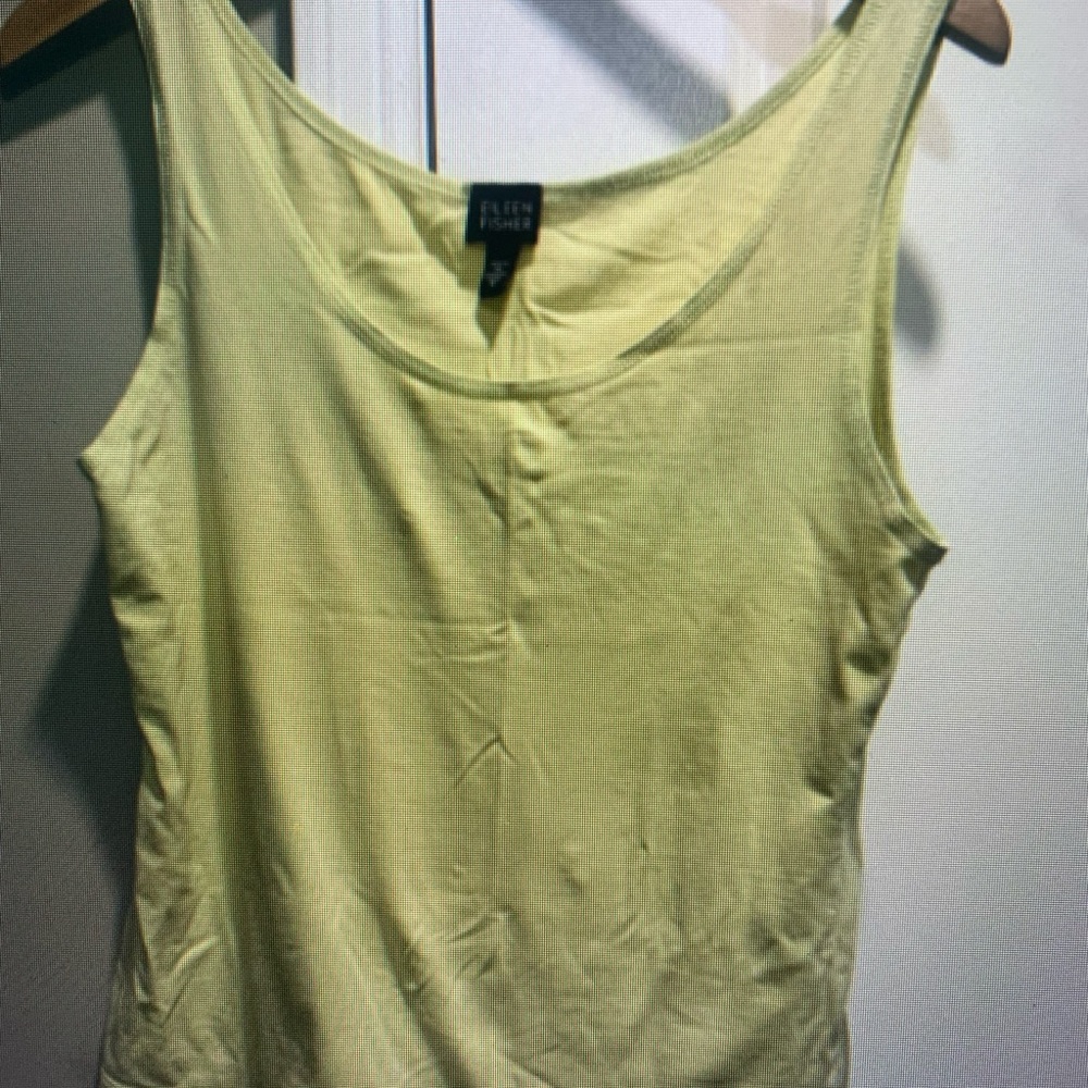 Eileen Fisher Women's Yellow Tank Top